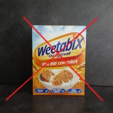 Weetabix - L'aliment à éviter