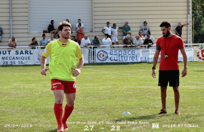 Métier de préparateur physique selon Kévin ROBERTI avec son joueur Rémy Bouvier - Saint Priest Rugby